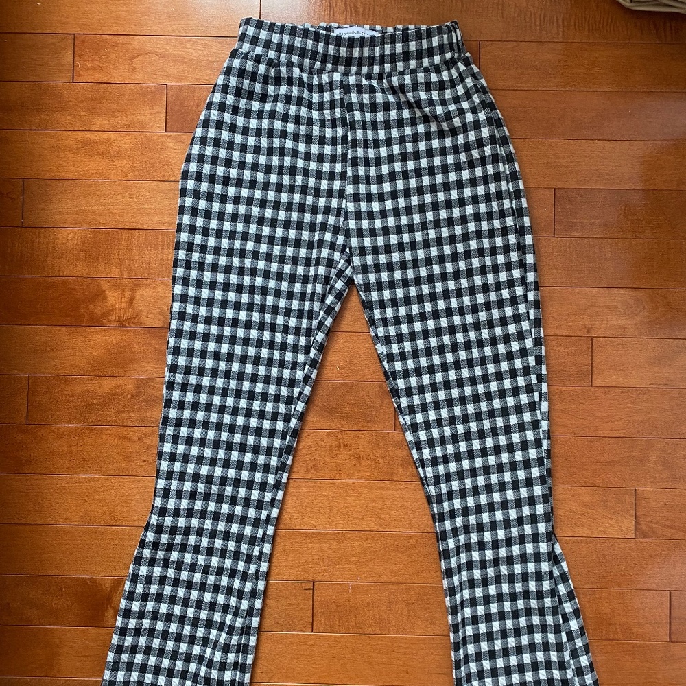Checkered Flare Pants (Urban Outfitters)